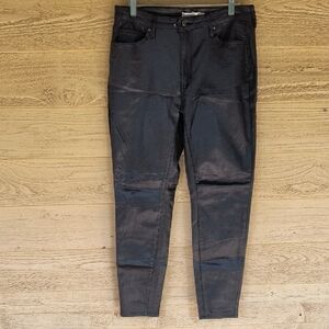 Rebecca Minkoff Coated Skinny Shimmer Pants NWOT